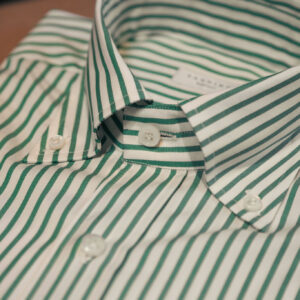 Green Stripe Oxford Shirt