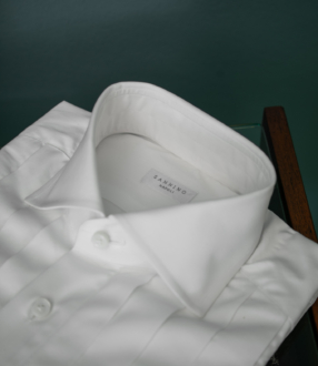 Signature white tuxedo shirt